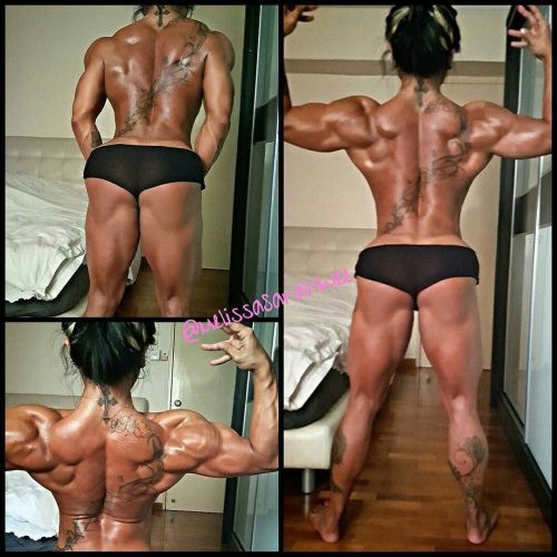 loveoffemalemuscle:  musclesandimplants:  Love to mount that brick ass. Her holes are the holiest of holies.  Melissa sarah wee 