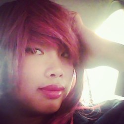 hakuru15:  Hiya ladies &lt;3 #sissy #crossdressers #crossdressing #crossdress #trap #photo #selfie #femboy #wig #femininelook #feminine #lips #cd