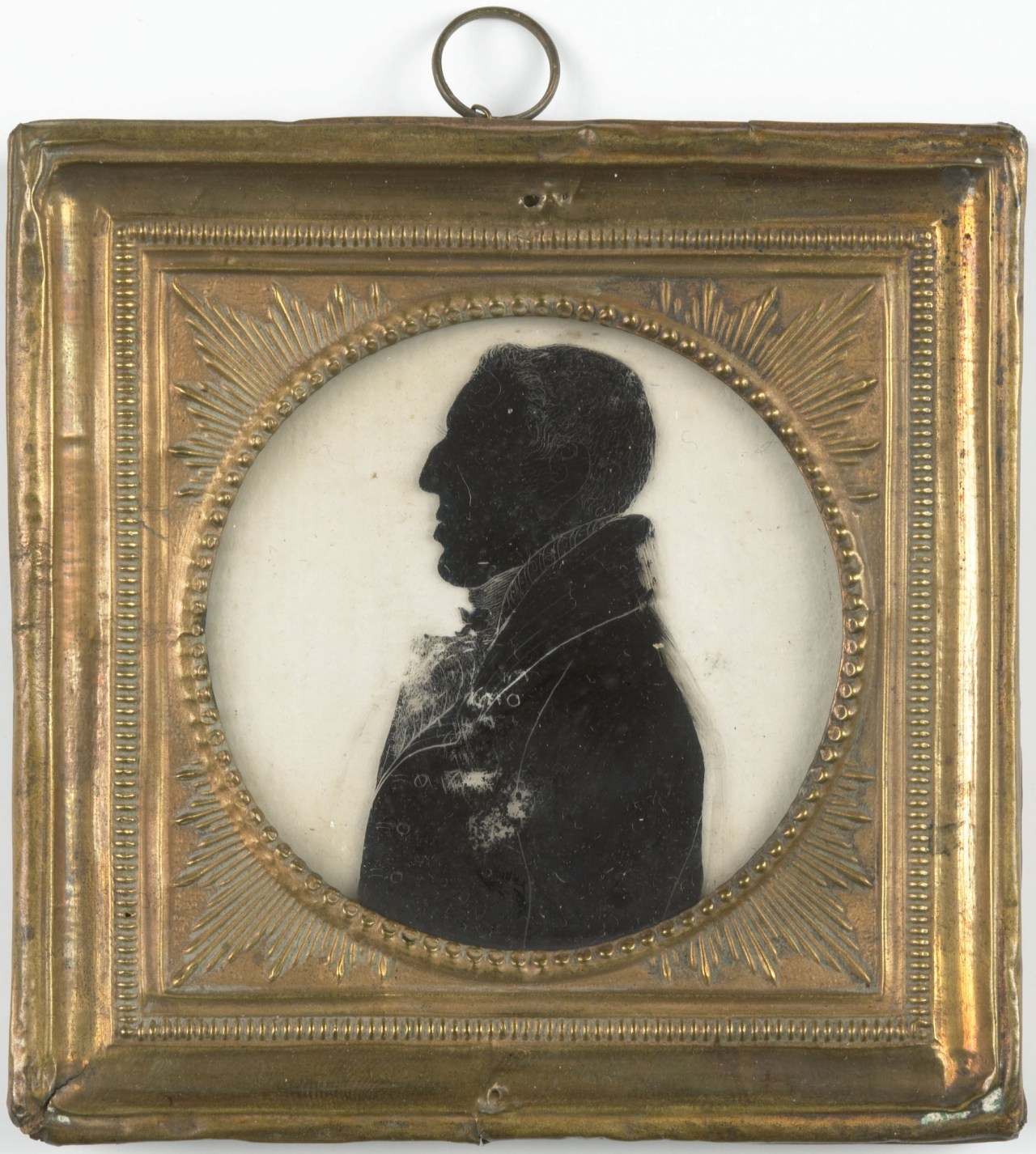 hrh-jean-kevin: drakontomalloi: Anonymous artist - Silhouette Portrait of Arthur