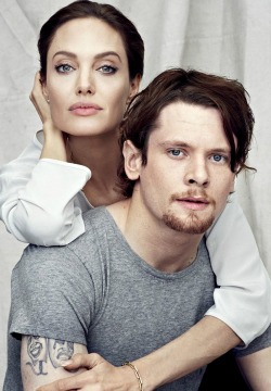 le-jolie:  Angelina Jolie and Jack O’Connell photographed by Alexei Hay - 2014