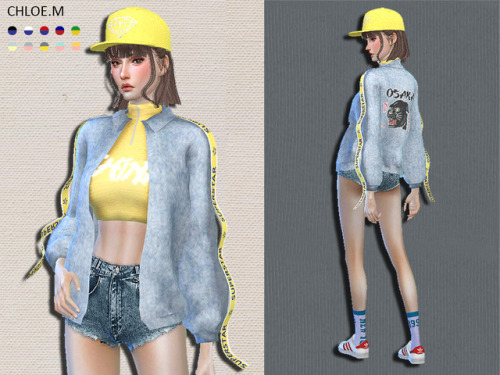 chloem-sims4:Trendy Jacket  Created for: The Sims 4 10 colors Hope you like my creations! Download