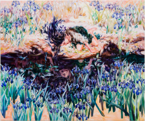 Maiko Kasai aka Kasai Maiko aka 笠井麻衣子 (Japanese, b. 1983, Aichi, Japan) - Iris and the Girl with Blu