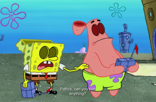 fruitslime:the newest episode of spongebob is a little intense