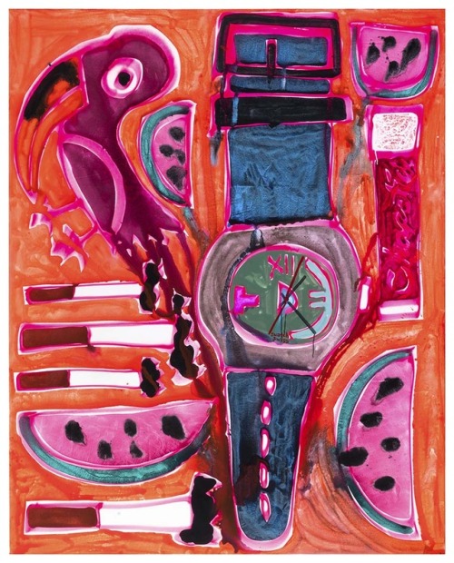 art-mysecondname: Katherine Bernhardt - Swatch