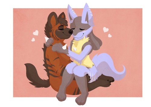 floofykitkat: Finished YCH’s for valentines <3  <3