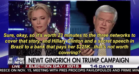 vox:  Newt Gingrich melts down on Fox over Trump spiral, calls Megyn Kelly “fascinated