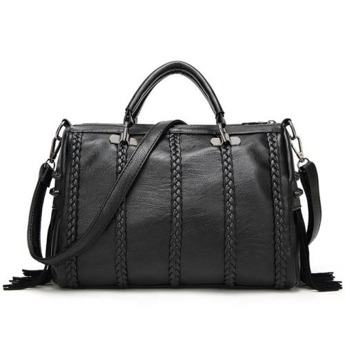 favepiece:Black PU Leather Bag - Use code TUMBLR10 for a 10% discount!