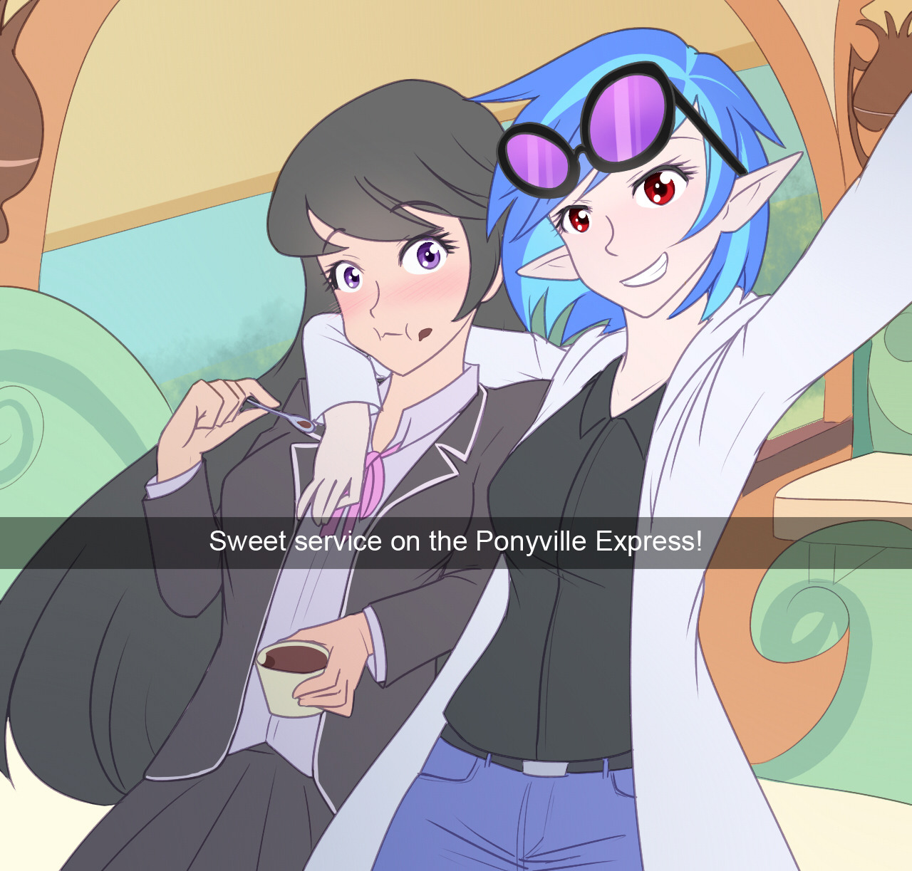 Ask Human Octavia — Have you and Vinyl ever taken a Selfie together?