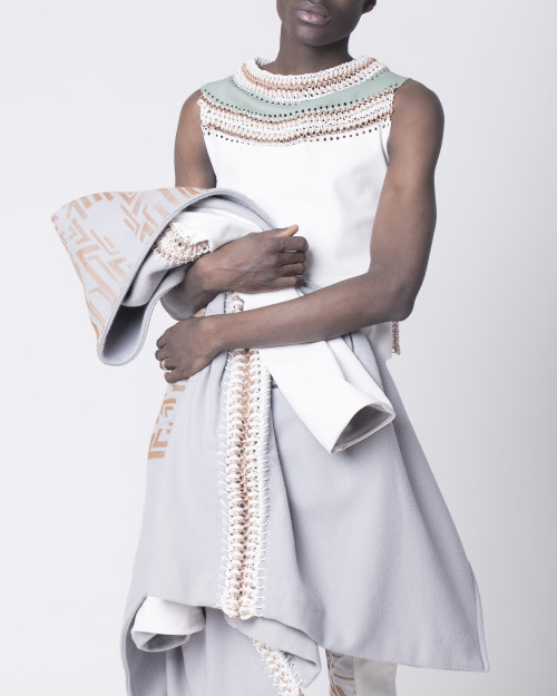 Massai Inspired Womenswear collection - Modeled by me. 2015