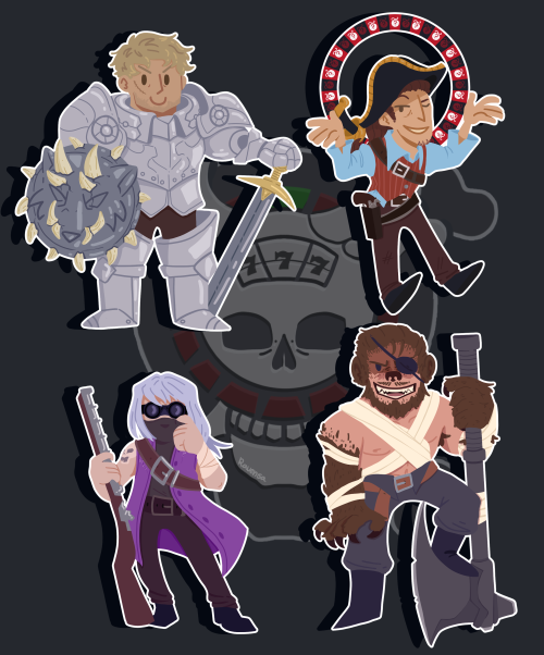 Been Listening To One Piece D&D Recently And It's Really Fun! So I Wanted To Draw The Main Crew.