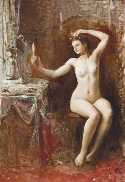Louise Abbéma (French, 1853 – 1927)In the Boudoir