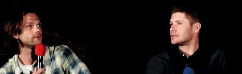 out-in-the-open: Why are you so adorable Jensen? He is like a little kid here ♥.