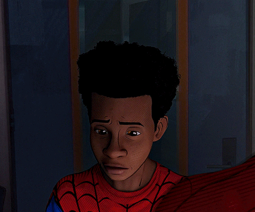 animations-daily:You okay?Spider-Man: Into the Spider-Verse (2018) dir. Peter Ramsey, Bob Persichett