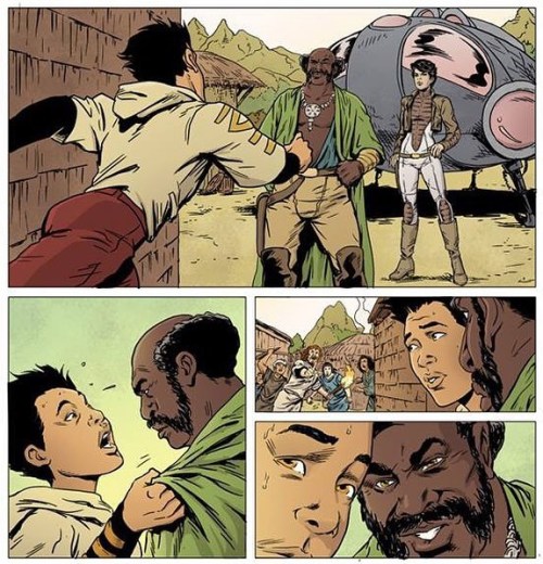 Finished colors from this week’s new trekkercomic page. Get moving! You never know who’s