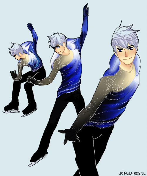 jokulfrostl:  I really really really needed a figure skating auI made Jack’s outfit the one Yuzuru Hanyu wore for Blue Flame (Etude in D Sharp MinorAnd I didn’t actually find a fitting outfit for Hiccup so I made my own, but i found Evgeni Plushenko,