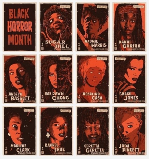 spine-tinglers: Ladies of Black Horror Month by Francesco Francavilla