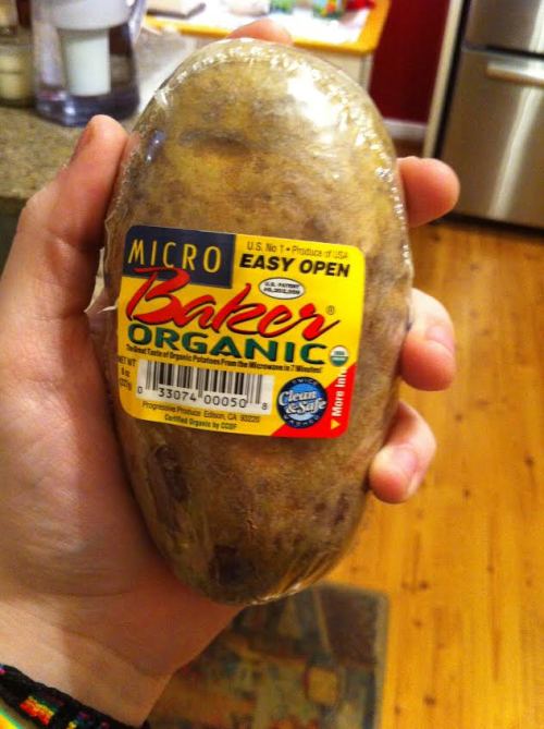 genderoftheday:Today’s Gender of the day is: One Plastic-Wrapped Organic Potato