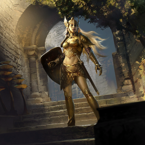 A Golden Saint Initiate from Legends