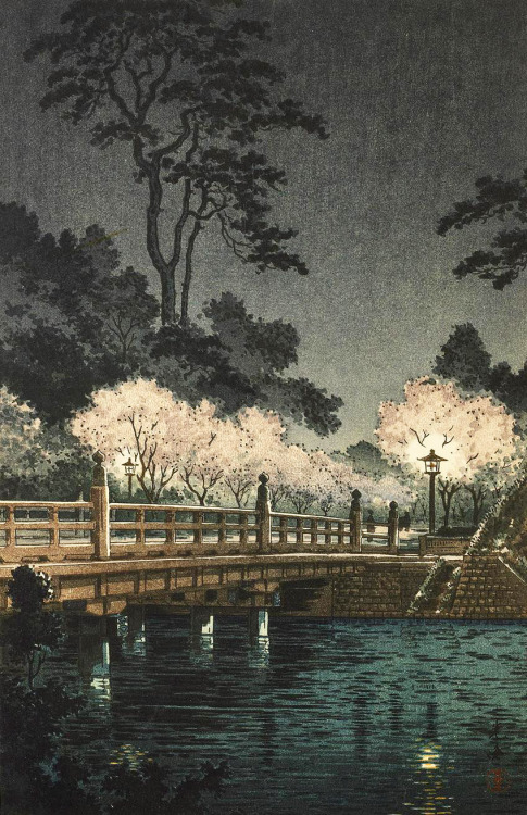 lovequotesrus: Benkei Bridge - Tsuchiya Koitsu, early 20th century, Japan