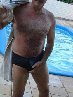 old man sexy speedo