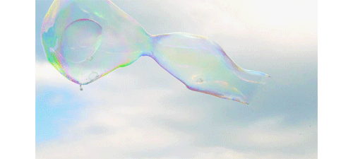 griffinspacejams:  Giant Bubbles Popping in Slow Motion 
