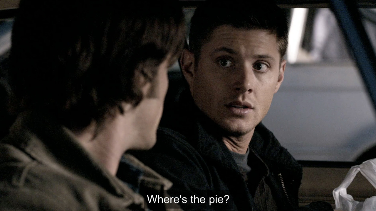 Where’s the pie? #supernatural#spn#dean winchester#pie