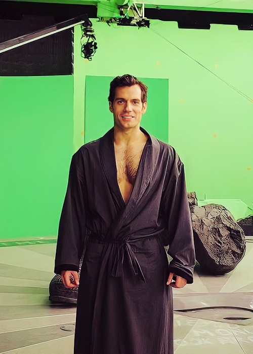 mrcavill:Henry Cavill behind the scenes of Justice League  Superman: Henry Cavill