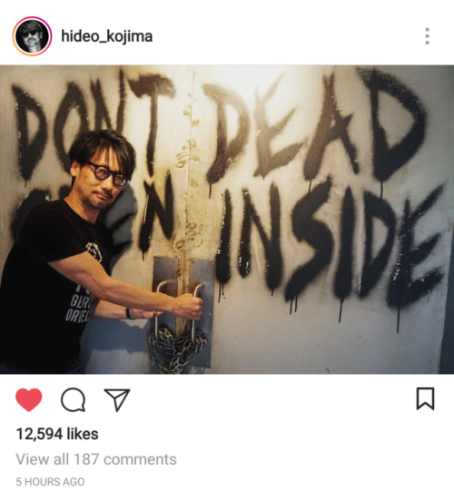 aviculor:  foosili: Hideo Kojima is the kind of person where I see a picture of him doing literally 