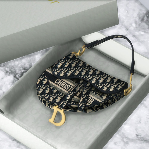 D I O R  Saddle bag in box!DOWNLOAD (Patreon)***More swatches still to come!****All meshes are 