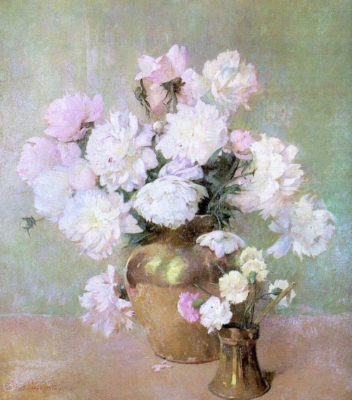 Peonies by Emil Carlsen (Danish-born American, 1853–1932)