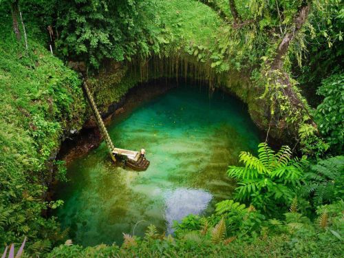 driftwood-dream:  To Sua Ocean Trench - Upolu , Western Samoa