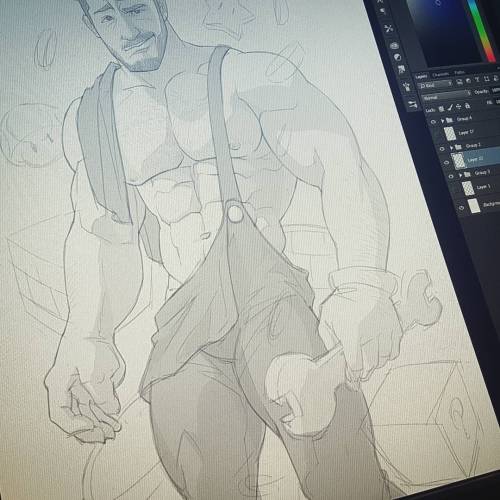 silverjow:  Guess who’s my next muse. #supermario 