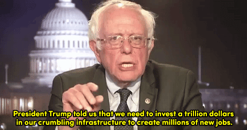 micdotcom:Bernie Sanders was far from convinced by Trump’s “restrained” congressional speech