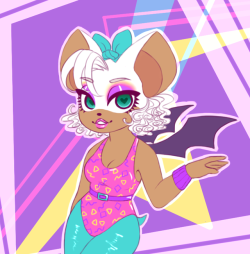 dailyrougethebat:and I am a material girl!