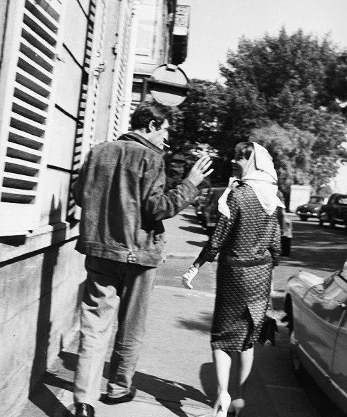 jacquesdemys: Jeanne Moreau and Jean-Paul Belmondo, 1960