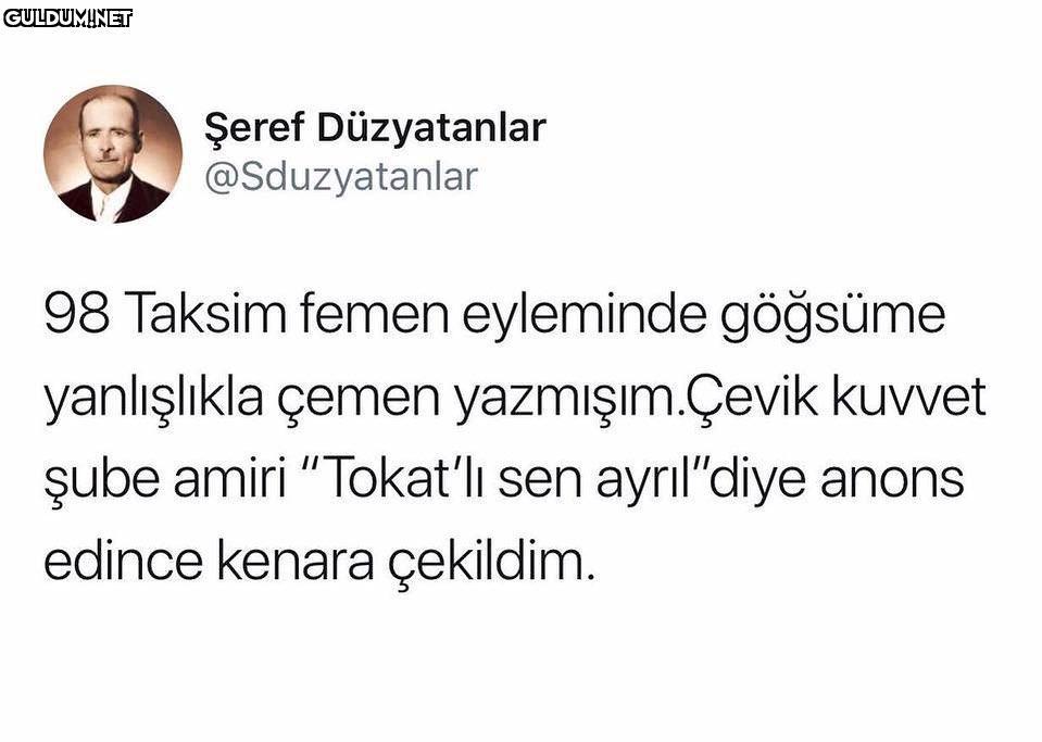 Şeref Düzyatanlar...