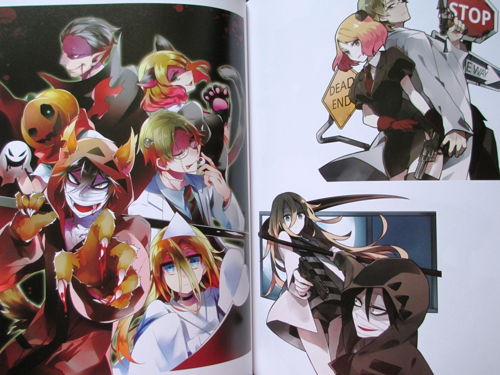 Angels of Death Satsuriku no Tenshi Video Game Official Art Gallery Book