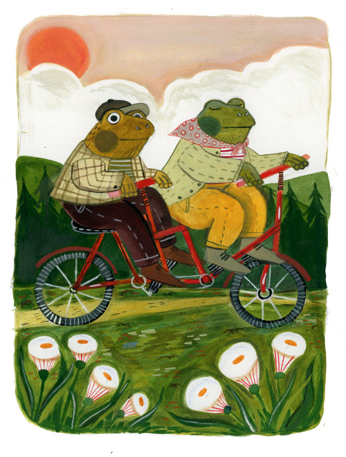 madisonsaferillustration:I will also be inspired by the love between Frog and Toad. 