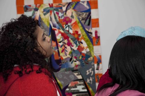 Teen docent class, American Folk Art Museum, February 3, 2014. The Teen Docent Program at the Americ