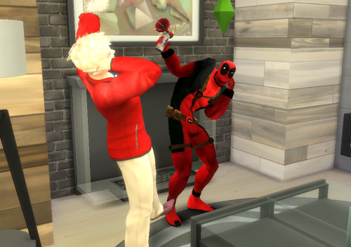 Some of Deadpool’s shenanigans in the NIGHTHAVEN household&hellip;Ranging from messing up the plumbi