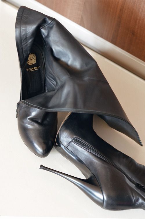 Thinking She Was Out For The Afternoon, He Ventured To Play With Her Boots. The Scent Was Hypnotic As