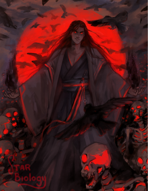 starbiology:i know like the whole burial mounds arc was super depressing for wwx but..,,yiling laozu