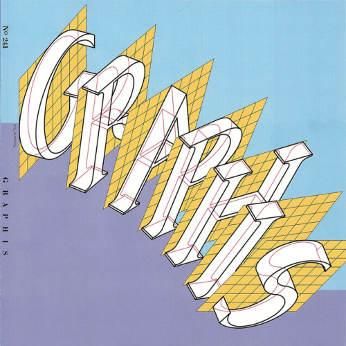garadinervi:Rosmarie Tissi, cover for «Graphis» 241, with an article on Odermatt &a