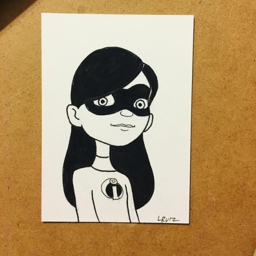 Violet Parr #violetparr#incredibles #mrsincredible #animation #3danimation #sketch #sketchcard #sk