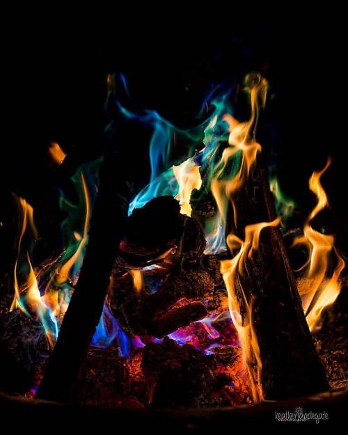 Flame action. Playing with fire.