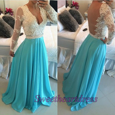 White floor length prom dress