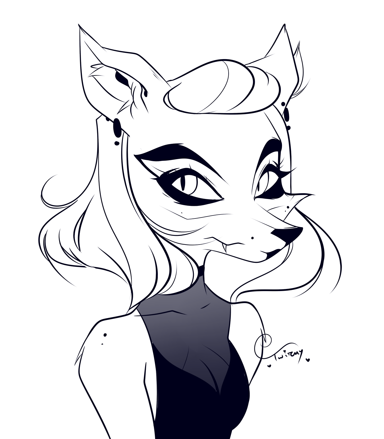 first proper attempts at anthro art!