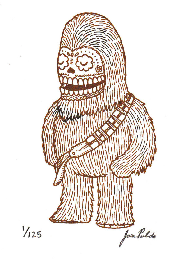 alwaysstarwars:  Wonderful Star Wars calaveras by Jose Pulido in honor of Dia de
