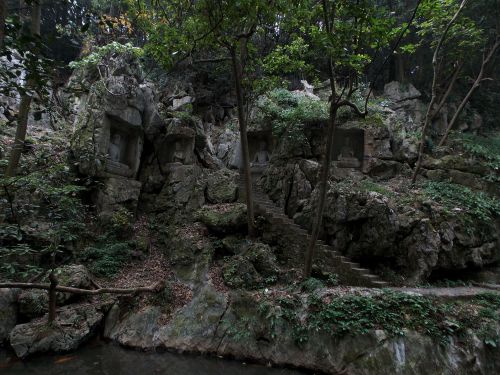 fuckyeahchinesegarden:Klippe Ling Yin, Hangzhou, China