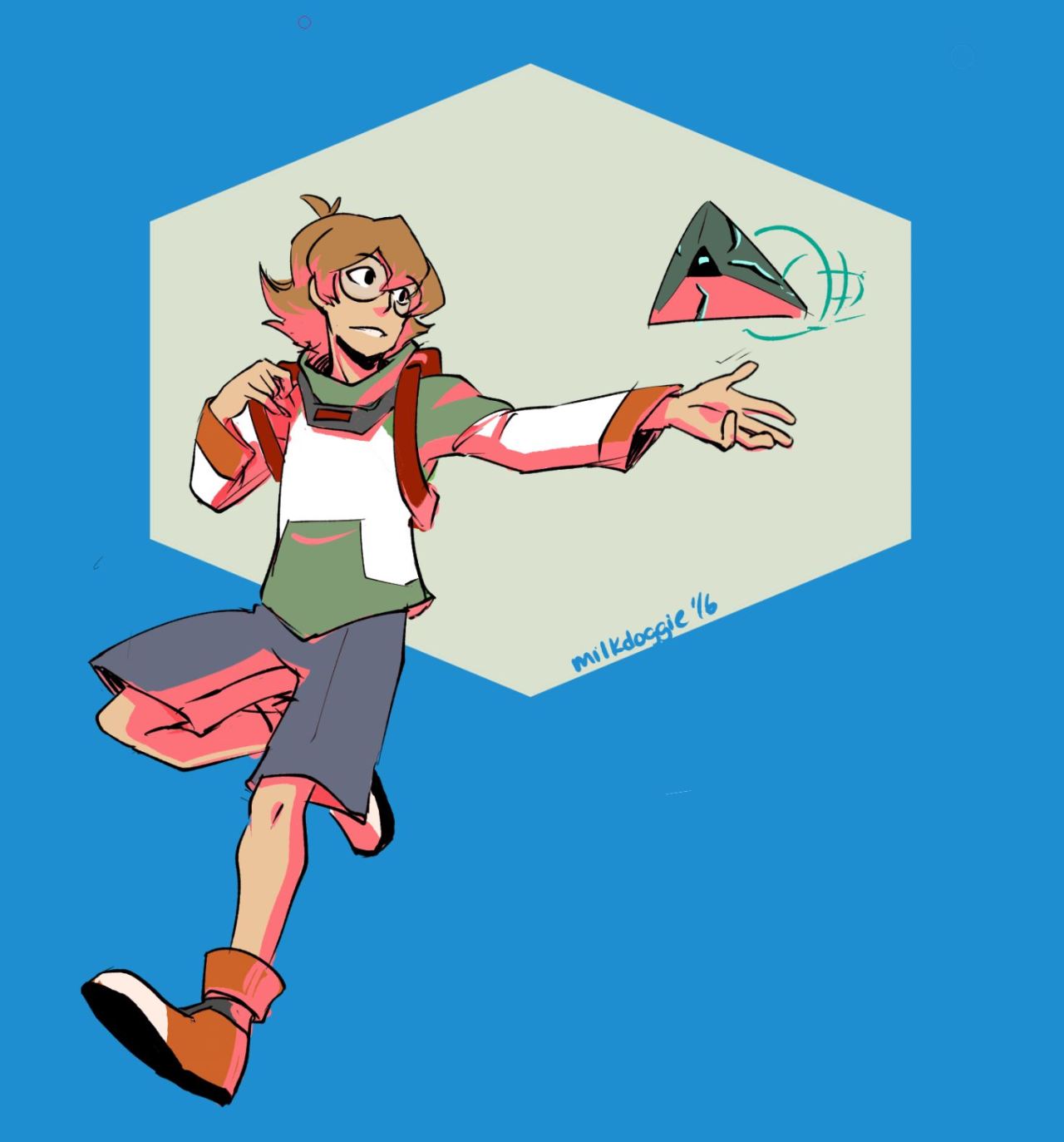 milkdoggie:  Pidge n’ Rover and a Hunk 